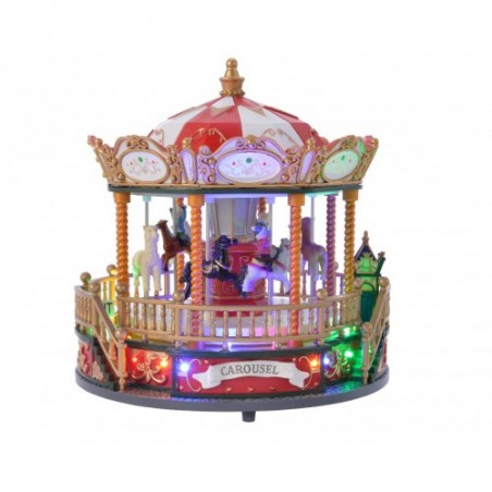 LED scenery plastic caroussel steady indoor