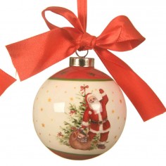 Bauble dolomite santa