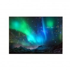 LED canvas Aurora Boreal 2