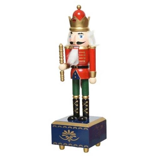 Music box Nutcracker King 30cm