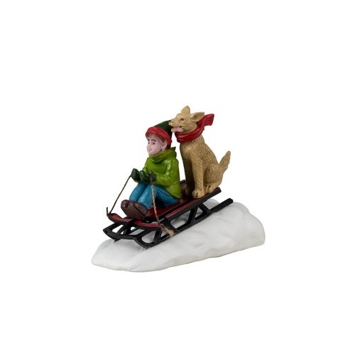 Doggone Downhill Sledding Lemax