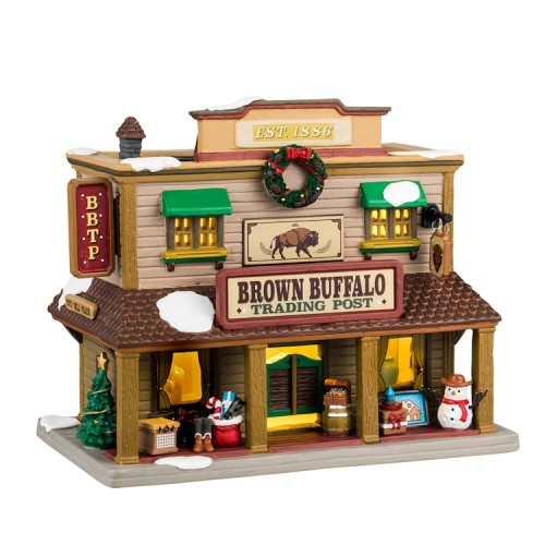 Brown Buffalo Trading Post Lemax