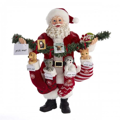 Fabriche Santa Holding Garland 26.67cm