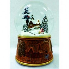 Snow globe made of poly...