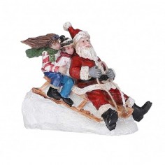 Santa on sledge