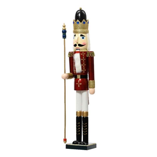 Nutcracker firwood with scepter 89cm