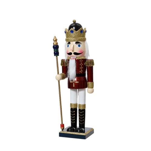 Nutcracker firwood with scepter 50cm