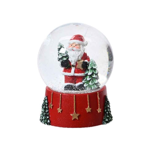 Mini Snowglobe Santa 8cm