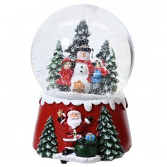 Snowglobe Music box Snowman...