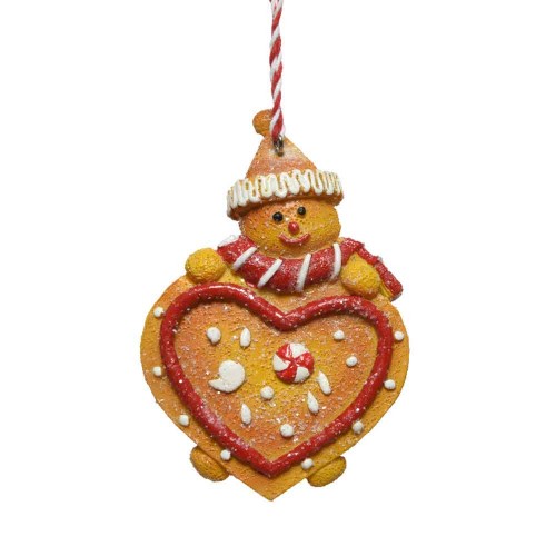 Gingerbread Cuore adorn