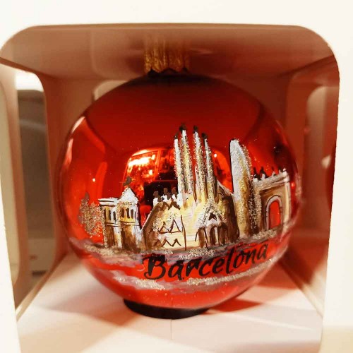 Barcelona Christmas Ball - Red Skyline