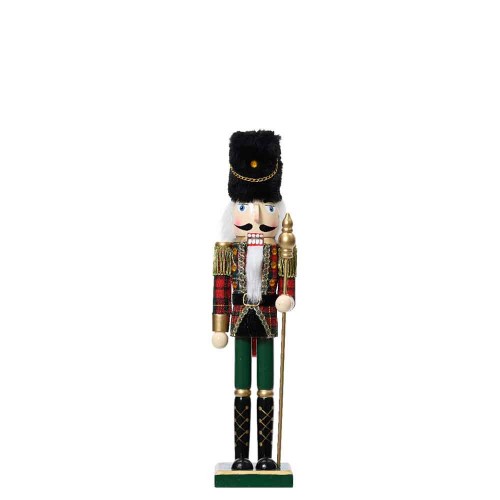 Nutcracker pinewood bear head 25cm