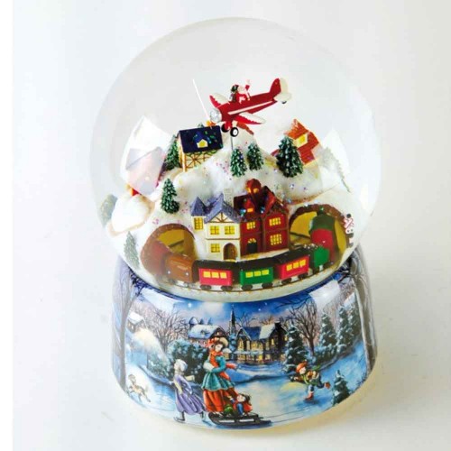 Snow globe 150 mm with Santa in the...