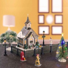 Small Town Church Set