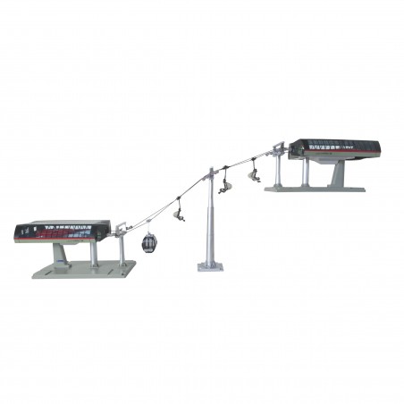 Ski Lift Prof Langewand Ischgl -Black/Red/Grey